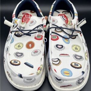 Hey Dude White Sneakers Casual Slip-On